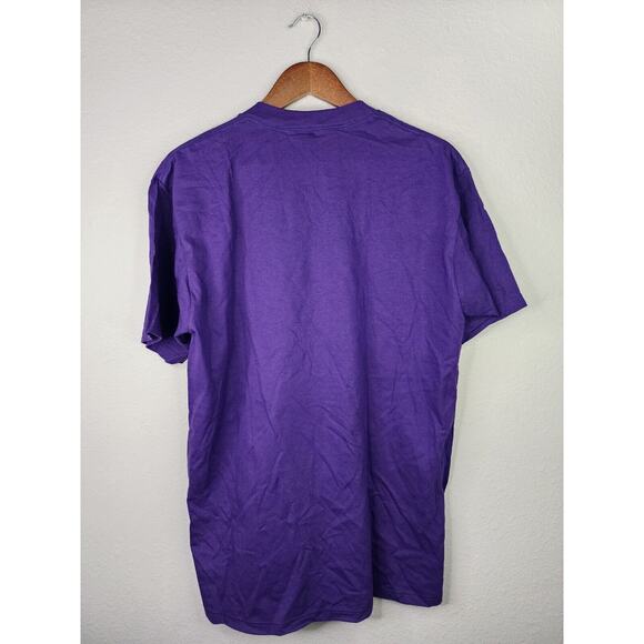 Vintage Sputh Dakota Native Shirt Purple Jerzees Black Hills Tribal Tee VTG L - Picture 4 of 6